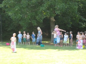 We had some field games for the kids during the Fish Fry at The Cochise Club. 