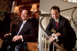 The new family in Buckhead is the Hill Family. Pictured here are the father, Al Hill Jr., left, a grandson of billionaire H. L. Hunt, and his son (current Atlanta resident), Al III, right, known in Dallas as “Al Three.” Photographs by Danny Turner.