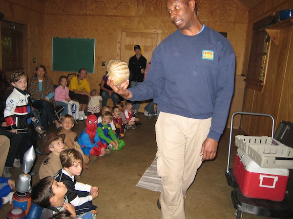 atlanta_birthday_party_reptile_guy Zoo Atlanta's birthday parties are fun - where they allow the children to learn about and touch some animals.