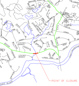 Vinings Village Road Closures and Detour Routes