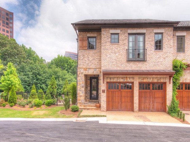 The end townhome at Paces View offers three sides of windows, making it very light and bright. Click on the image for additional information and more photos. 