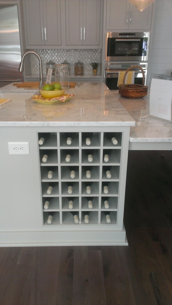 Sure there were wine coolers, but look at this pretty storage.